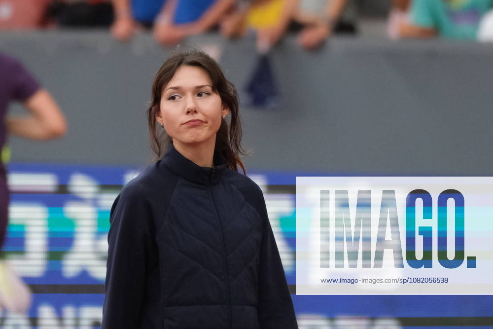 Serbian high jumper Angelina TopiÄ‡ during Weltklasse 2026, the Zurich stage of Diamond League