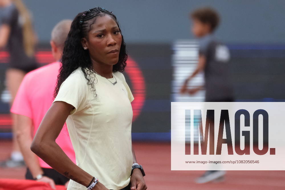 Jamaian high jumper Lamara Distin during Weltklasse 2026, the Zurich stage of Diamond League