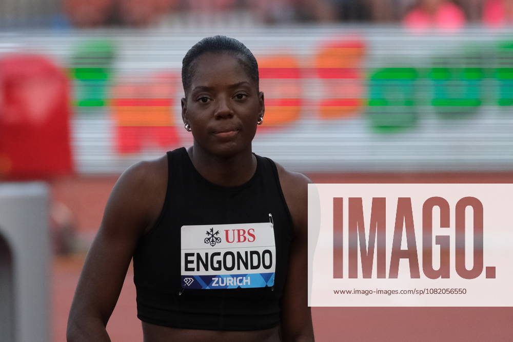 Swiss high jumper Marithe-Thérese Engondo during Weltklasse 2026, the Zurich stage of Diamond League