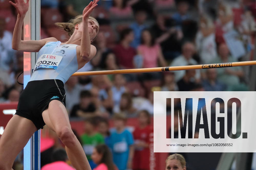 Polish high jumper Maria Å»odzik during Weltklasse 2026, the Zurich stage of Diamond League