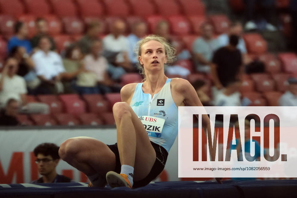 Polish high jumper Maria Å»odzik during Weltklasse 2026, the Zurich stage of Diamond League
