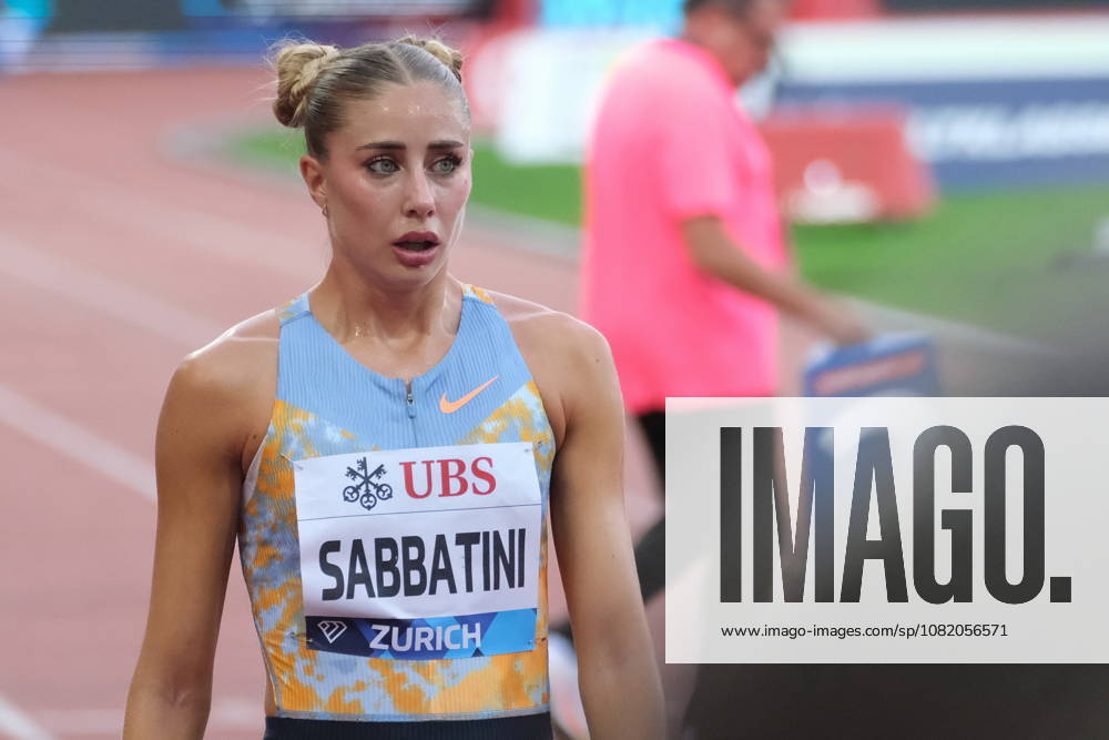 Italian 1500m Gaia Sabbatini during Weltklasse 2026, the Zurich stage of Diamond League