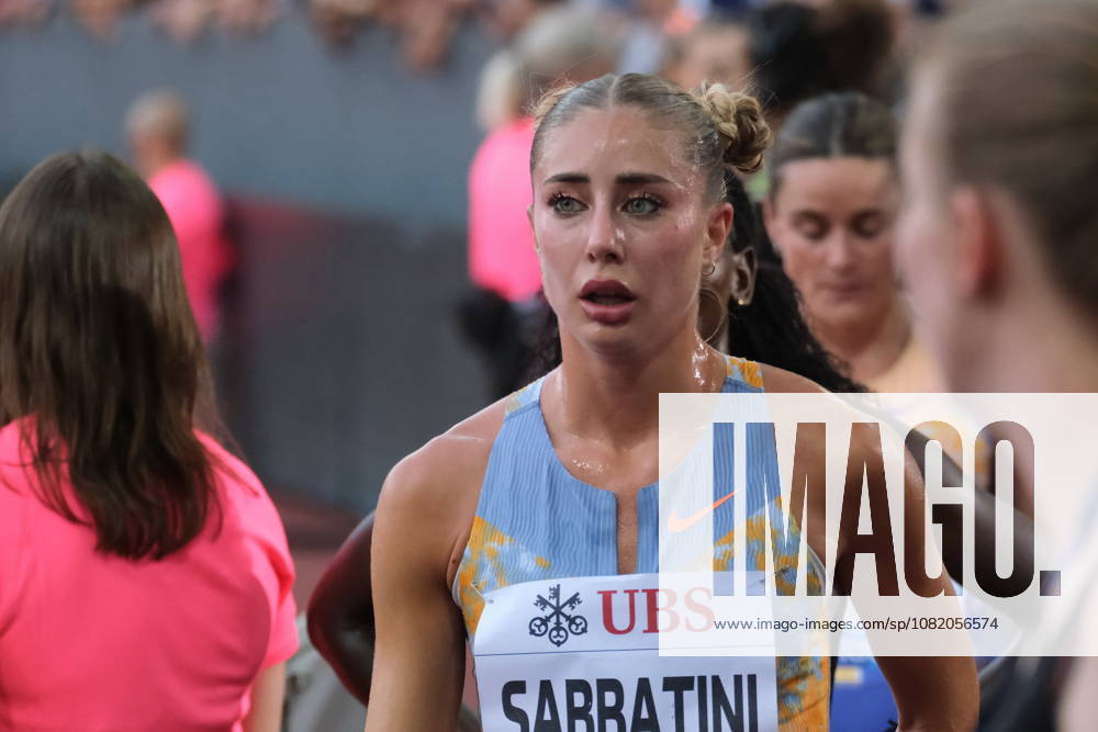 Italian 1500m Gaia Sabbatini during Weltklasse 2026, the Zurich stage of Diamond League