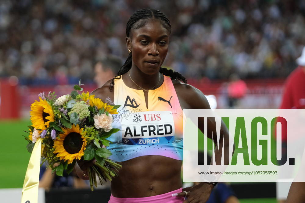 Saint Lucia Julien Alfred wins the 100m during Weltklasse 2026, the Zurich stage of Diamond League