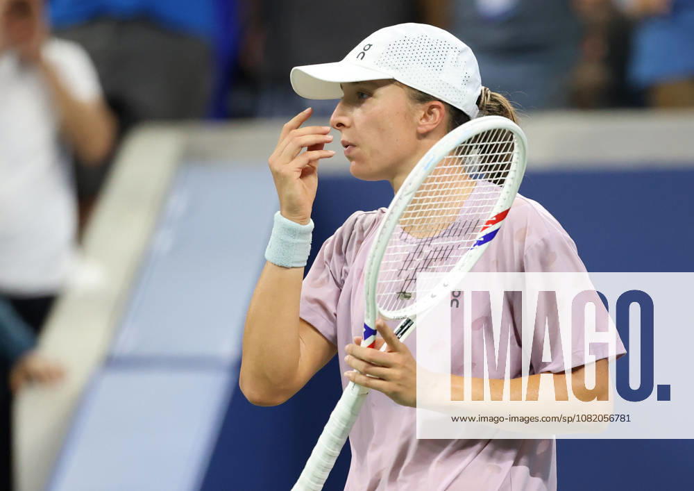 IGA SWIATEK of Poland during practise session before US Open. New York, USA. Tennis: US Open - Iga Swiatek - ZUMAc278 20260827_zsp_c278_021