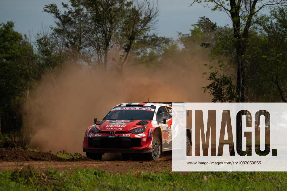 MOTORSPORTS - Rally - 2026 WRC, Motorsport Rallye, WM Paraguay Rally Photo by IPA ABACAPRESS.COM87854956 - Driver Sébastien Ogier and co-driver Vincent Landais of the Toyota Gazoo Racing WRT team, driving a Toyota GR Yaris Rally1, faced a shakedown during the FIA World Rally Championship (WRC) Ueno Rally of Paraguay 2026 on August 27 in Encarnación, Paraguay. Paraguay Paraguay