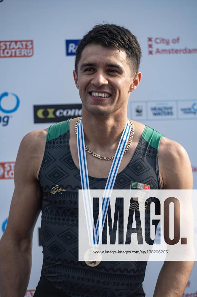 Amsterdam The Netherlands 27th August 2026 2026 World Rowing Championships on the Bosbaan in Amsterdam Lightweight Men s Single Sculls Final A (Final) Alexis Lopez Garcia (MEX) wins bronze watersport,