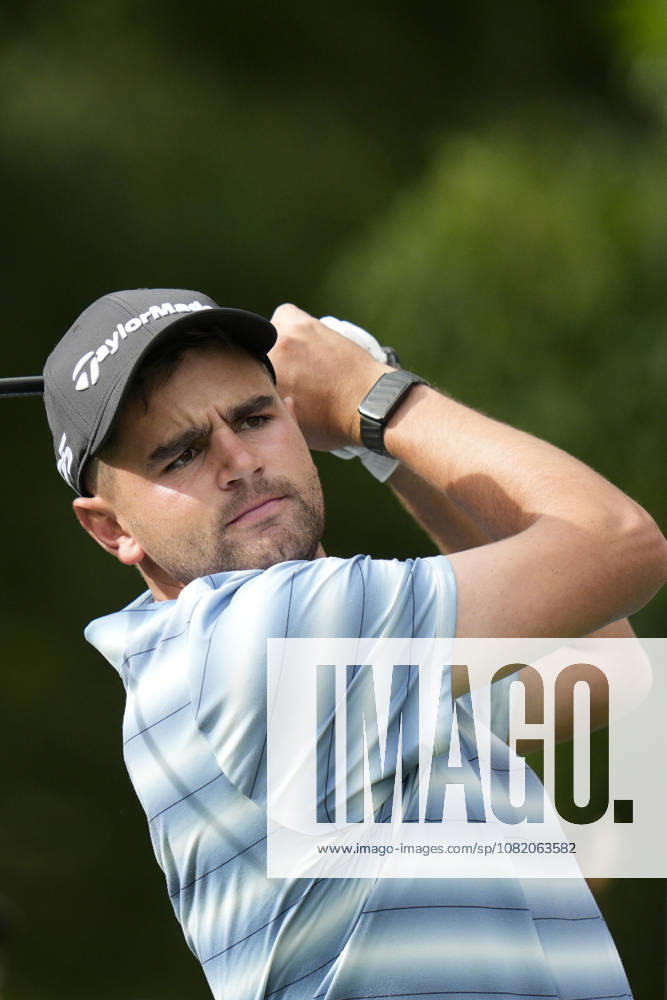 SUTTON COLDFIELD, ENGLAND - AUG 28: Casey Jarvis (RSA) plays from the sixth tee during the completion of the delayed Round 1 at the 2026 Husqvarna British Masters at The Belfry, Sutton Coalfield on August 28, 2026 in Warwickshire, England The 2026 Husqvarna British Masters