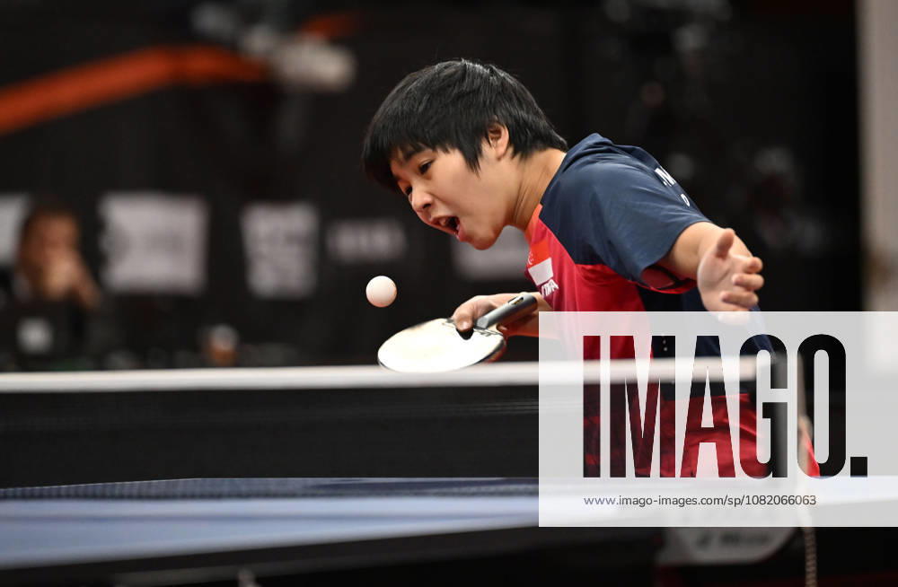 Final of mixed doubles of Table tennis, Tischtennis during the WTT Feeder Olomouc, Czech Republic, August 28, 2026. From left Loy Ming Ying (pictured) and Quek Izaac of Singapore. (CTKxPhoto LudekxPerina) CTKPhotoP2026082804276 CTKPhotoP2026082804276