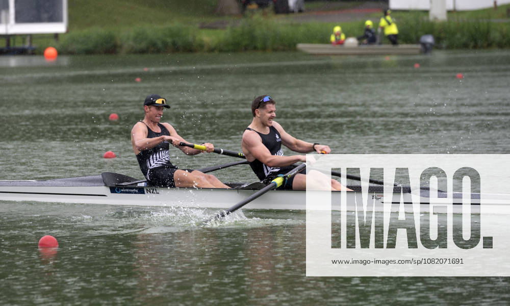 Amsterdam The Netherlands 28th August 2026 2026 World Rowing Championships on the Bosbaan in Amsterdam Men s Pair Final A (Final) B Oliver Welch S Benjamin Taylor (NZL) win gold