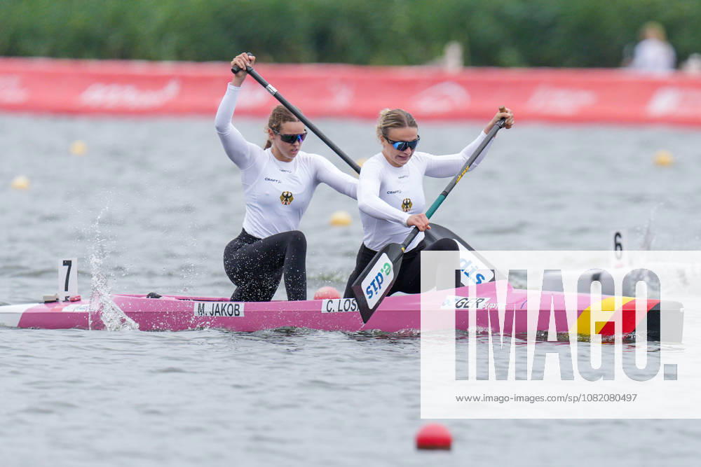 ICF Canoe Sprint and Paracanoe World Championships Maike Jakob, Carlotta Loske during ICF Canoe Sprint and Paracanoe World Championships in Poznan, Poland, on August 28, 2026 Poznan Poland