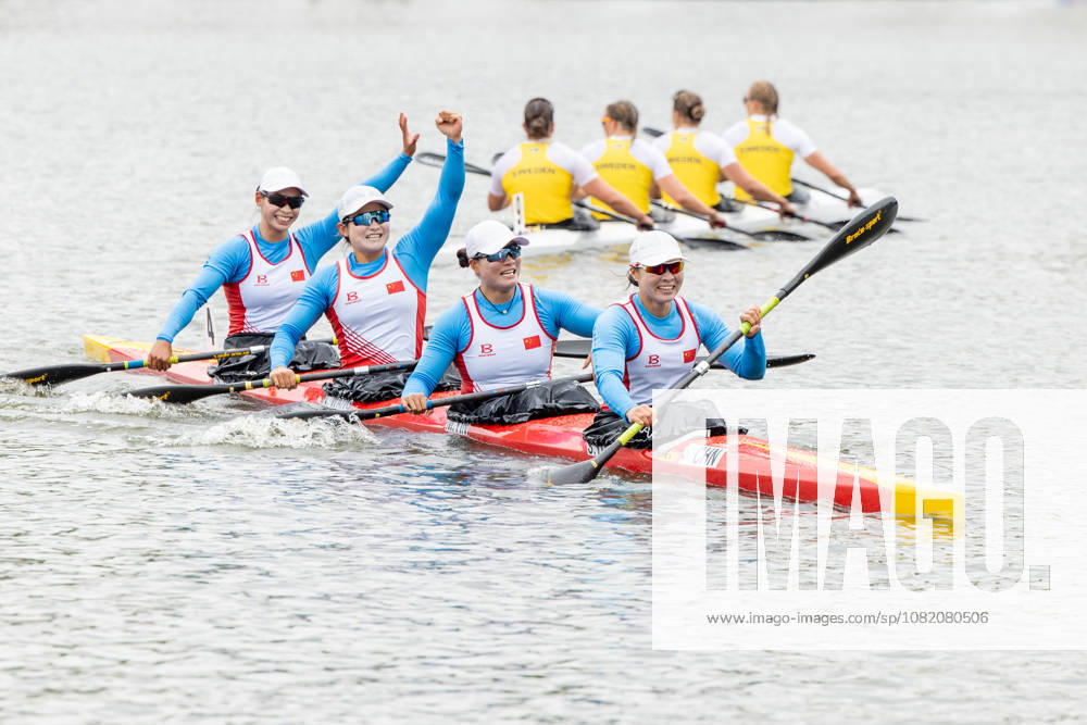 ICF Canoe Sprint and Paracanoe World Championships Siyu Shen, Nan Wang, Mengdie Yin, Shimeng Yu during ICF Canoe Sprint and Paracanoe World Championships in Poznan, Poland, on August 28, 2026 Poznan Poland