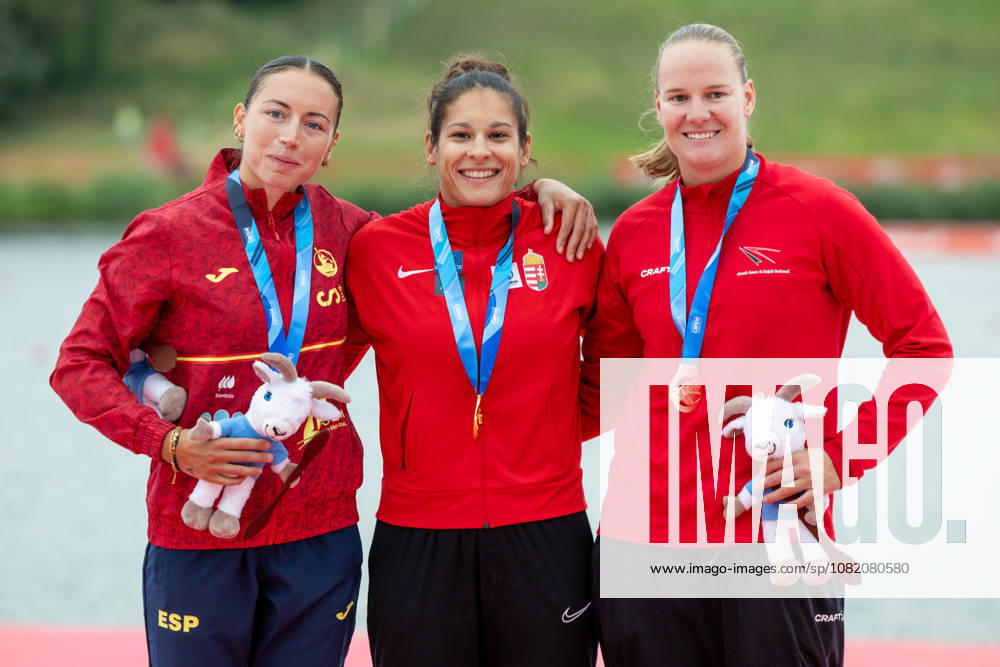 ICF Canoe Sprint and Paracanoe World Championships Laia Pelachs, Zsoka Csikos, Pernille Brandstrup Knudsen during ICF Canoe Sprint and Paracanoe World Championships in Poznan, Poland, on August 28, 2026 Poznan Poland
