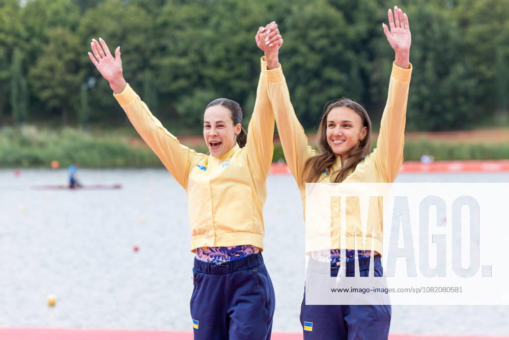 ICF Canoe Sprint and Paracanoe World Championships Liudmyla Luzan, Anastasiia Rybachok during ICF Canoe Sprint and Paracanoe World Championships in Poznan, Poland, on August 28, 2026 Poznan Poland