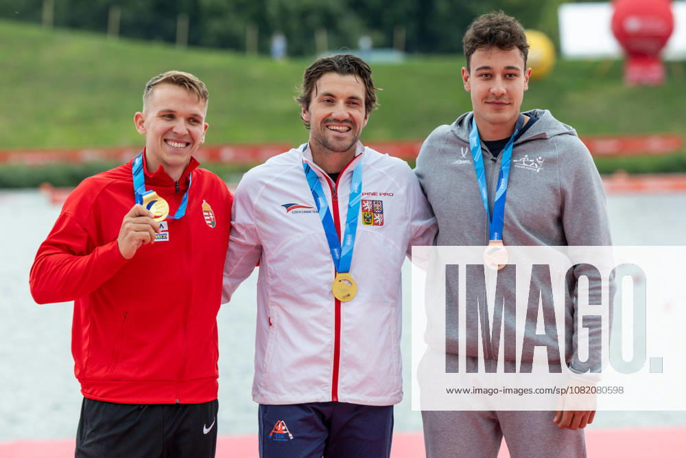 ICF Canoe Sprint and Paracanoe World Championships Daniel Fejes, Martin Fuksa, Zakhar Petrov during ICF Canoe Sprint and Paracanoe World Championships in Poznan, Poland, on August 28, 2026 Poznan Poland