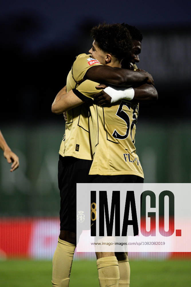 Rio Ave v Sporting Cp - Liga Portugal Flavio Goncalves of Sporting CP celebrates during the Liga Portugal Betclic 2026 27 match between Rio Ave and Sporting CP at Estadio dos Arcos in Vila do Conde, Portugal, on August 28, 2026. Vila do Conde Porto Portugal