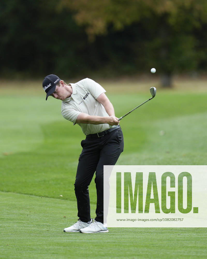 SUTTON COLDFIELD, ENGLAND - AUG 28: Daniel Hillier (NZL) plays from the thirteenth fairway during Round 2 at the 2026 Husqvarna British Masters at The Belfry, Sutton Coalfield on August 28, 2026 in Warwickshire, England The 2026 Husqvarna British Masters