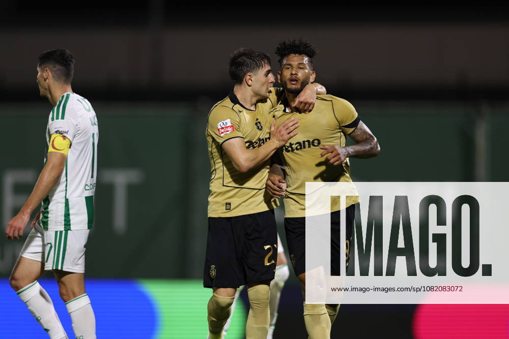 Vila do Conde, PORTUGAL - AUGUST 28: Luis Suarez of Sporting CP celebrates goal during the Liga Portugal Betclic 2026 27 match between Rio Ave and Sporting CP at Estadio dos arcos, on August 28, 2026 in Vila do Conde, Portugal. Vila Do Conde Portugal - ZUMAe141 20260828_zsp_e141_030
