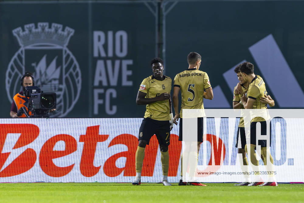 Rio Ave v Sporting Cp - Liga Portugal Vila do Conde, August 28 - Flavio Goncalves of Sporting CP celebrates his goal during the Rio Ave FC x Sporting CP match for the Liga Portugal Betclic 2026 27 on August 28, 2026 in Vila do Conde, Portugal Vila do Conde Portugal