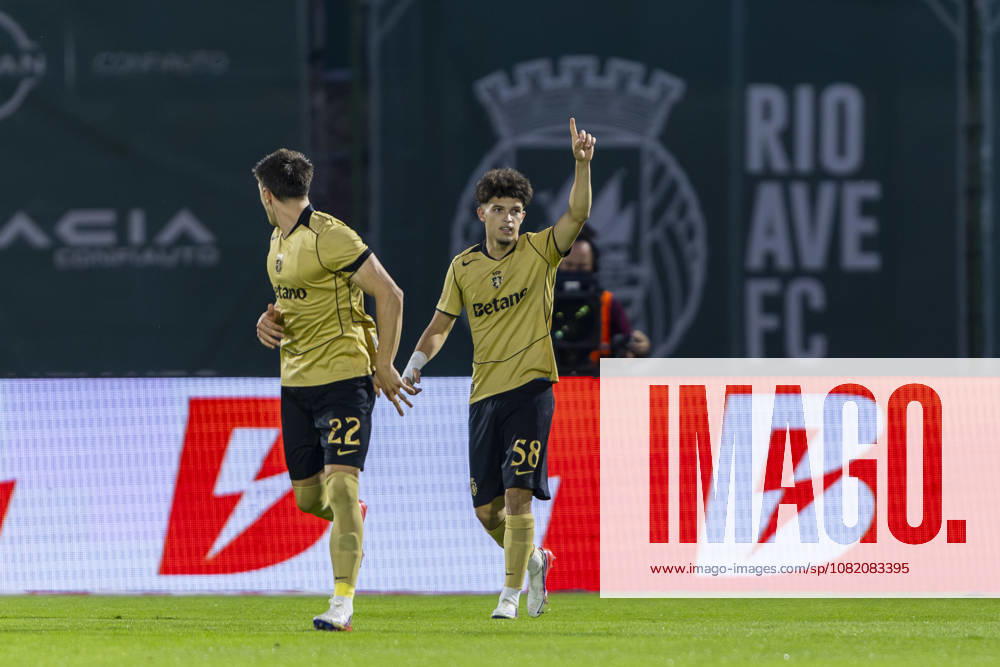 Rio Ave v Sporting Cp - Liga Portugal Vila do Conde, August 28 - Flavio Goncalves of Sporting CP celebrates his goal during the Rio Ave FC x Sporting CP match for the Liga Portugal Betclic 2026 27 on August 28, 2026 in Vila do Conde, Portugal Vila do Conde Portugal