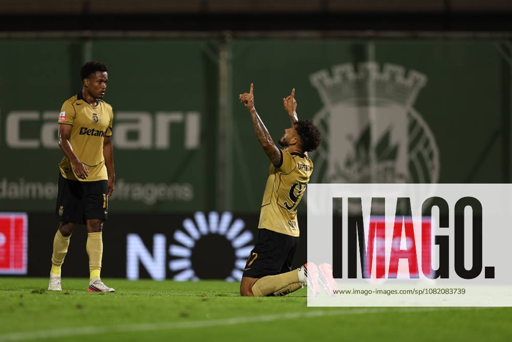 Vila do Conde, PORTUGAL - AUGUST 28: Luis Suarez of Sporting CP celebrates goal during the Liga Portugal Betclic 2026 27 match between Rio Ave and Sporting CP at Estadio dos arcos, on August 28, 2026 in Vila do Conde, Portugal. Vila Do Conde Portugal - ZUMAe141 20260828_zsp_e141_042