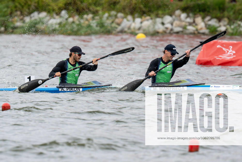 ICF Canoe Sprint and Paracanoe World Championships Anze Pikon, Matevz Manfreda during ICF Canoe Sprint and Paracanoe World Championships in Poznan, Poland, on August 29, 2026 Poznan Poland