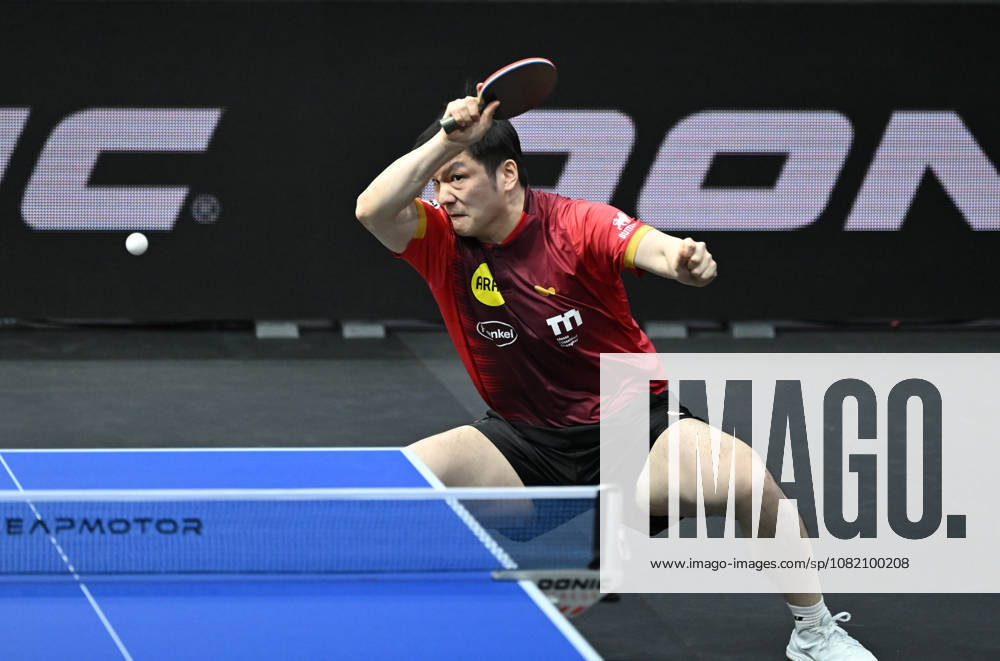 German Table Tennis Cup Grand Opening with Fan Zhendong of Borussia Düsseldorf (photo ms0731) NUREMBERG, GERMANY, AUGUST 29, 2026 Fan Zhendong, Borussia Düsseldorf, photo ms0731, in action at the Table Tennis Bundesliga Cup Grand Opening for the 2026–2027 season at the Kia Metropol Arena in Nuremberg, Nuremberg, Kia Metropol Arena, Bavaria, Germany