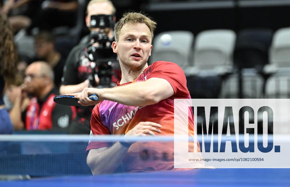 German Table Tennis Cup Grand Opening with Benedikt Duda of TTC Schwalbe Bergneustadt, photo ms0920, NUREMBERG, GERMANY AUGUST 29, 2026 Benedikt Duda of TTC Schwalbe Bergneustadt (photo ms0920) in action at the Table Tennis Bundesliga Cup Grand Opening for the 2026–2027 season at the Kia Metropol Arena in Nuremberg, Nuremberg Kia Metropol Arena, Bavaria, Germany
