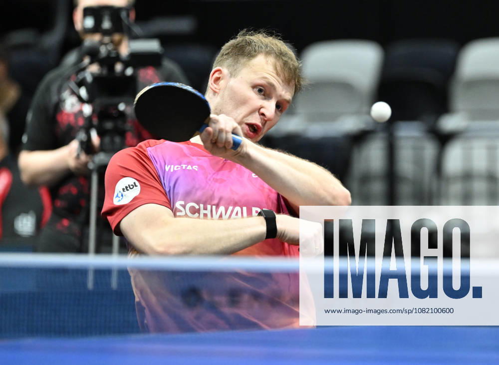 German Table Tennis Cup Grand Opening with Benedikt Duda of TTC Schwalbe Bergneustadt, photo ms0922 NUREMBERG, GERMANY AUGUST 29, 2026 Benedikt Duda of TTC Schwalbe Bergneustadt (photo ms0922) in action at the Table Tennis Bundesliga Cup Grand Opening for the 2026–2027 season at the Kia Metropol Arena in Nuremberg, Nuremberg Kia Metropol Arena, Bavaria, Germany