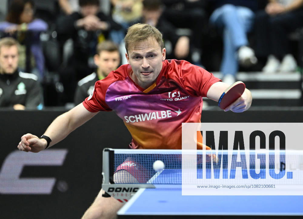 German Table Tennis Cup Grand Opening with Benedikt Duda of TTC Schwalbe Bergneustadt, photo ms0933, NUREMBERG, GERMANY AUGUST 29, 2026 Benedikt Duda of TTC Schwalbe Bergneustadt (photo ms0933) in action at the Table Tennis Bundesliga Cup Grand Opening for the 2026–2027 season at the Kia Metropol Arena in Nuremberg Nuremberg Kia Metropol Arena Bavaria, Germany