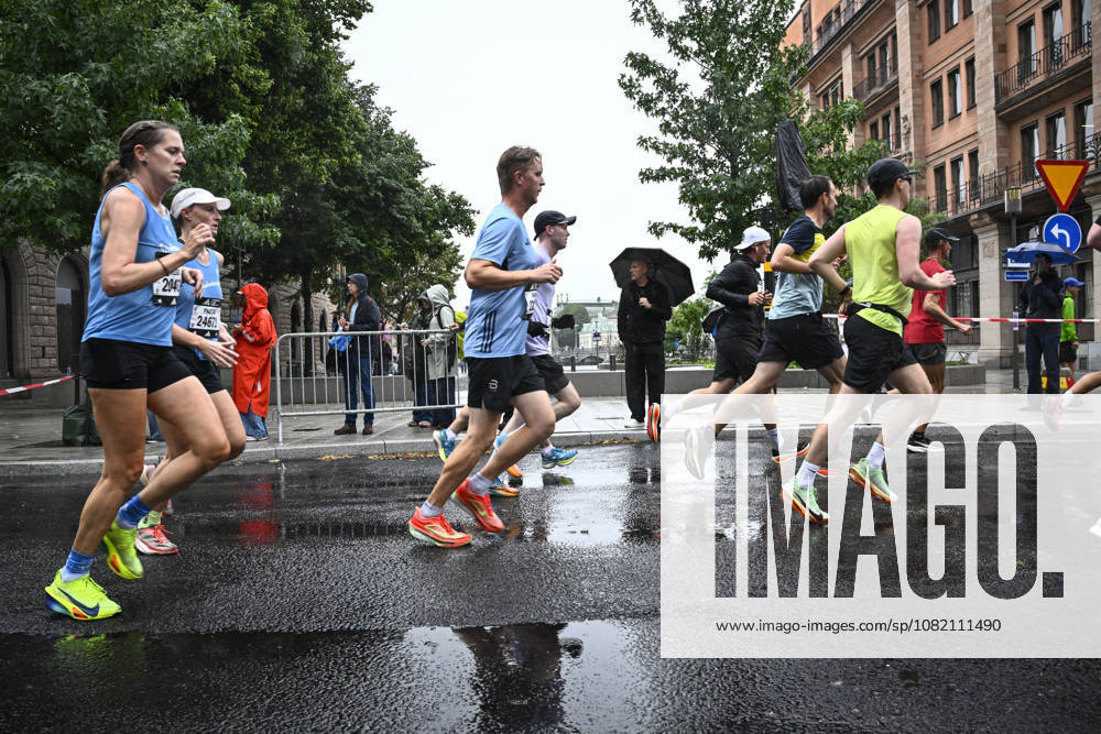 Runners during the Stockholm Half Marathon on Saturday STOCKHOLM, SWEDEN