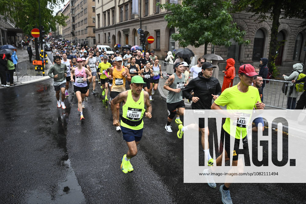 Runners during the Stockholm Half Marathon on Saturday STOCKHOLM, SWEDEN