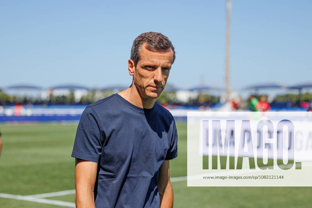 Sergio Ferreira head coach Of Fc Alverca seen during Betclic League game between teams of Fc Alverca and CD Santa Clara in complexo desportivo Fc Alverca (Luis Loureiro Ball Raw Images) Alverca Complexo Desportivo Fc Alverca Portugal