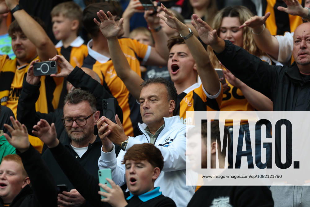 Coventry City v Hull City Premier League Hull City Fans during the Premier League match at the Coventry Building Society Arena, Coventry 29 08 2026 UK Newspapers OUT