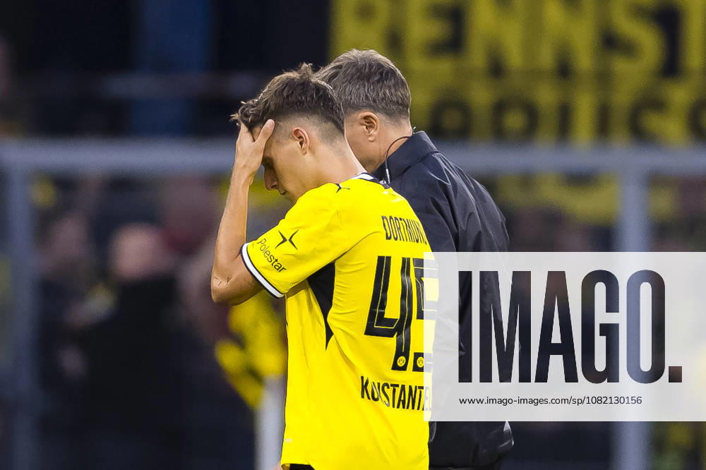 Soccer, Matchday 1 of the 1st Bundesliga, Borussia Dortmund vs. Hamburger SV, Giannis Konstantelias, Borussia Dortmund is sad, Dortmund, Signal Iduna Park, North Rhine-Westphalia, Germany, xRHR, PHOTO DEx