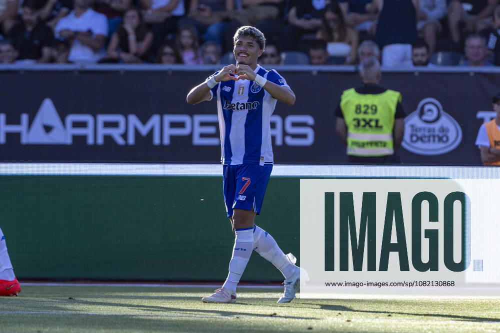 Viseu, August 29 - William Gomes of FC Porto celebrates his goal during the Academico de Viseu FC x FC Porto match for the Liga Portugal Betclic 2026 27 on August 29, 2026 at Estadio Municipal do Fontelo, Viseu, Portugal Sao Torcato Portugal - ZUMAl192 20260829_zsp_l192_048