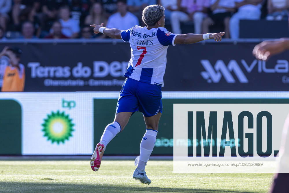 Viseu, August 29 - William Gomes of FC Porto celebrates his goal during the Academico de Viseu FC x FC Porto match for the Liga Portugal Betclic 2026 27 on August 29, 2026 at Estadio Municipal do Fontelo, Viseu, Portugal Sao Torcato Portugal - ZUMAl192 20260829_zsp_l192_050