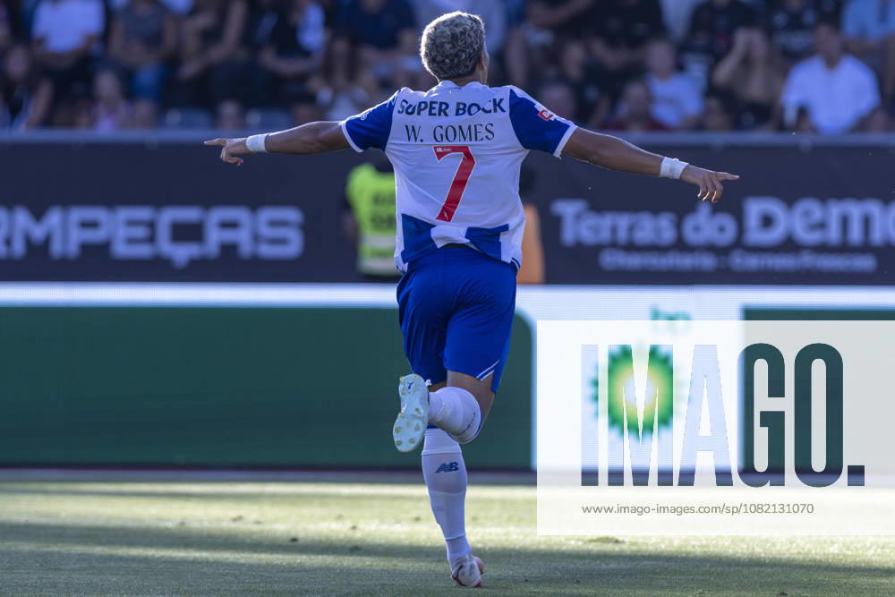 Viseu, August 29 - William Gomes of FC Porto celebrates his goal during the Academico de Viseu FC x FC Porto match for the Liga Portugal Betclic 2026 27 on August 29, 2026 at Estadio Municipal do Fontelo, Viseu, Portugal Sao Torcato Portugal - ZUMAl192 20260829_zsp_l192_055