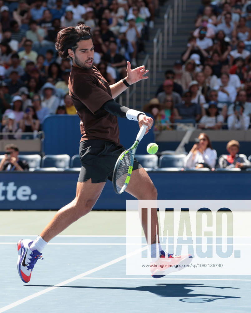 Carlos Alcaraz, Training, Practice, U.S. Open Championships, Billie Jean King National Tennis Center, Flushing Meadows, New York, USA