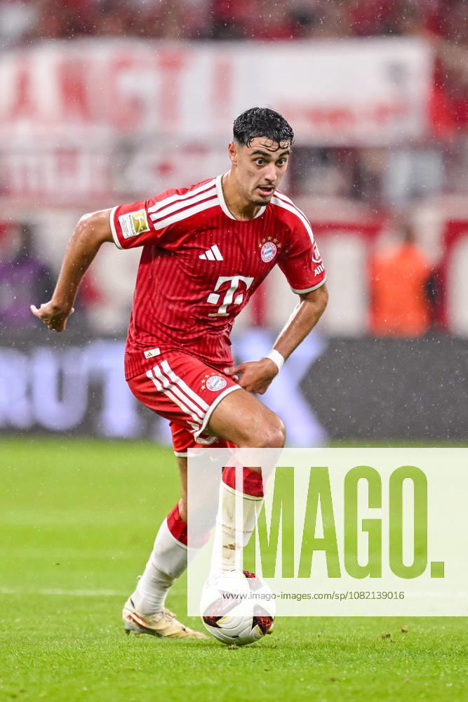 Ismael Saibari of FC Bayern Munich in action, on the ball, making a solo play during the Bundesliga match between FC Bayern Munich and VfB Stuttgart, Allianz Arena on August 28, 2026, in Munich, Germany. Photo by Harry Langer, DeFodi Images. Ismael Saibari of FC Bayern Munich controls the ball during the Bundesliga match between FC Bayern Munich and VfB Stuttgart at Allianz Arena on August 28, 2026, in Munich, Germany Photo by Harry Langer, DeFodi Images. DFB and DFL regulations prohibit any use of photographs as image sequences and or quasi-video. Photo by Harry Langer, DeFodi Images. DFB and DFL regulations prohibit any use of photographs as imSEQUENCES AND OR QUASI-VIDEO