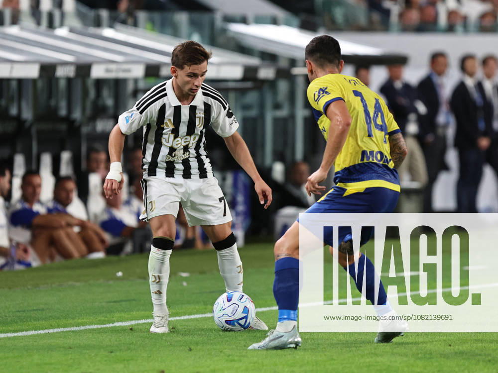 SOCCER - Serie A - Juventus FC vs. Parma Calcio Photo by IPA ABACAPRESS.COM87909574 - Francisco Conceicao takes part in the 2025–2026 Serie A match between Juventus and Parma in Turin on Saturday, August 29, 2026. (Photo by Loris Roselli). Turin Italy