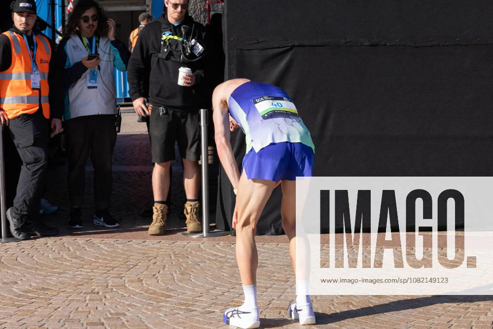 2026 SYDNEY MARATHON, AustraliaÕs Andrew Buchanan finishes the 2026 Sydney Marathon in Sydney, Sunday, August 30, 2026. ( NO ARCHIVING, SYDNEY NEW SOUTH WALES AUSTRALIA