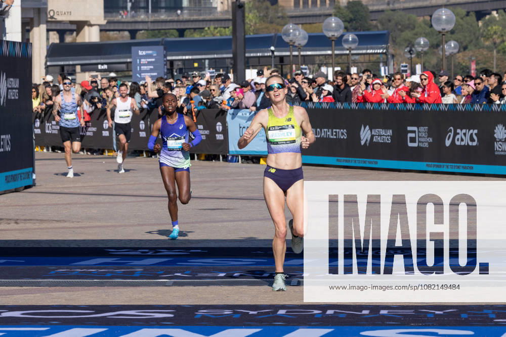 2026 SYDNEY MARATHON, AustraliaÕs Ellie Pashley runs the fastest womenÕs time for the 2026 Sydney Marathon in Sydney, Sunday, August 30, 2026. ( NO ARCHIVING, SYDNEY NEW SOUTH WALES AUSTRALIA