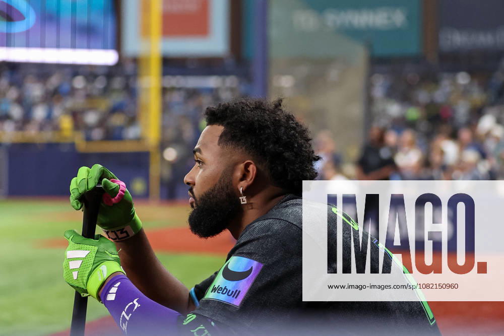 Tampa Bay Rays third baseman JUNIOR CAMINERO (13) looks on during a game against San Diego Padres. The Tampa Bay Rays hosted the San Diego Padres at Tropicana Field in St. Petersburg, FL. St. Petersburg USA - ZUMAm299 20260829_znp_m299_002