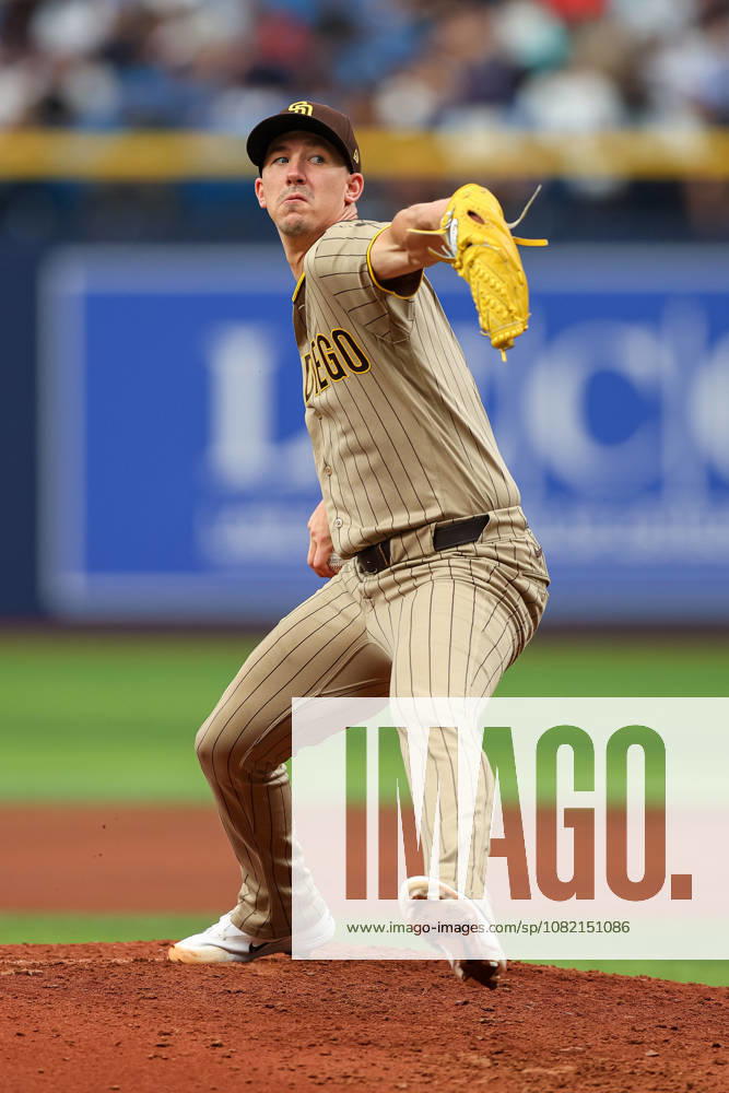 San Diego Padres pitcher WALKER BUEHLER (10) throws a pitch against Tampa Bay Rays. The Tampa Bay Rays hosted the San Diego Padres at Tropicana Field in St. Petersburg, FL. MLB, Baseball Herren, USA 2026: San Diego Padres 6:7 Tampa Bay Rays - ZUMAm299 20260829_znp_m299_014