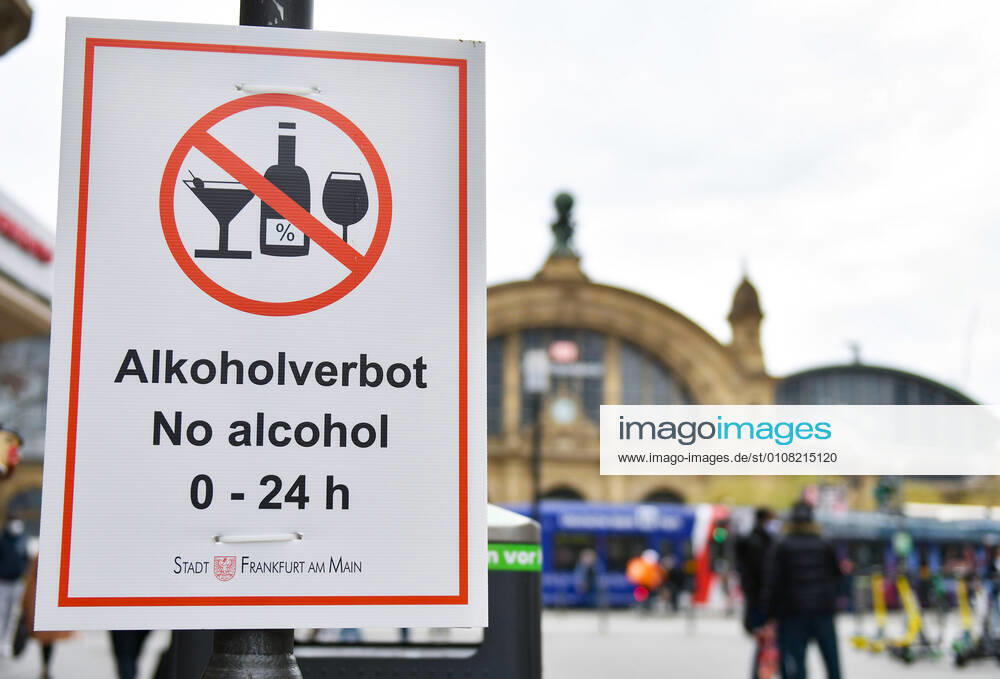 Ban on alcohol in the city centre of Frankfurt, train station, central station, emwir Frankfurt am Main