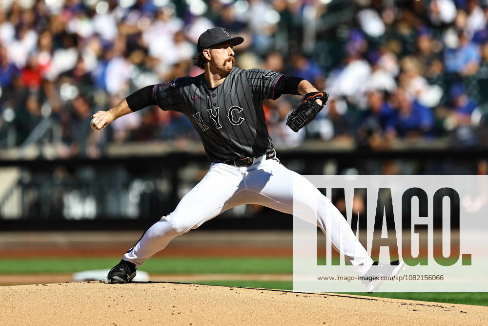 MLB, Baseball Herren, USA Houston Astros Vs. New York Mets New York Mets starting pitcher Nolan McLean 26 throws during the first inning of a baseball game against the Houston Astros at Citi Field in Flushing, New York, on August 29, 2026. Flushing New York United States
