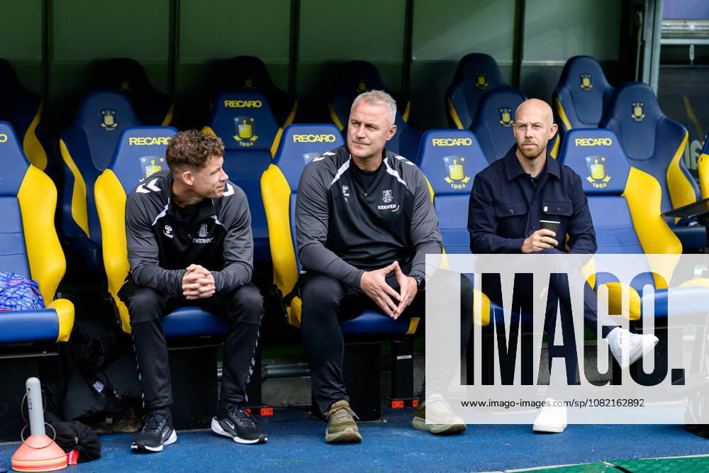 Broendby IF v FC Copenhagen, A-Liga football, Broendby, Denmark Broendby, Denmark. 29th, August 2026. Head coach Bengt Saeternes of Broendby IF seen at the A-Liga match between and Broendby IF and FC Copenhagen at Brondby Stadion in Brondby. Denmark, Brondby, Brondby Stadion