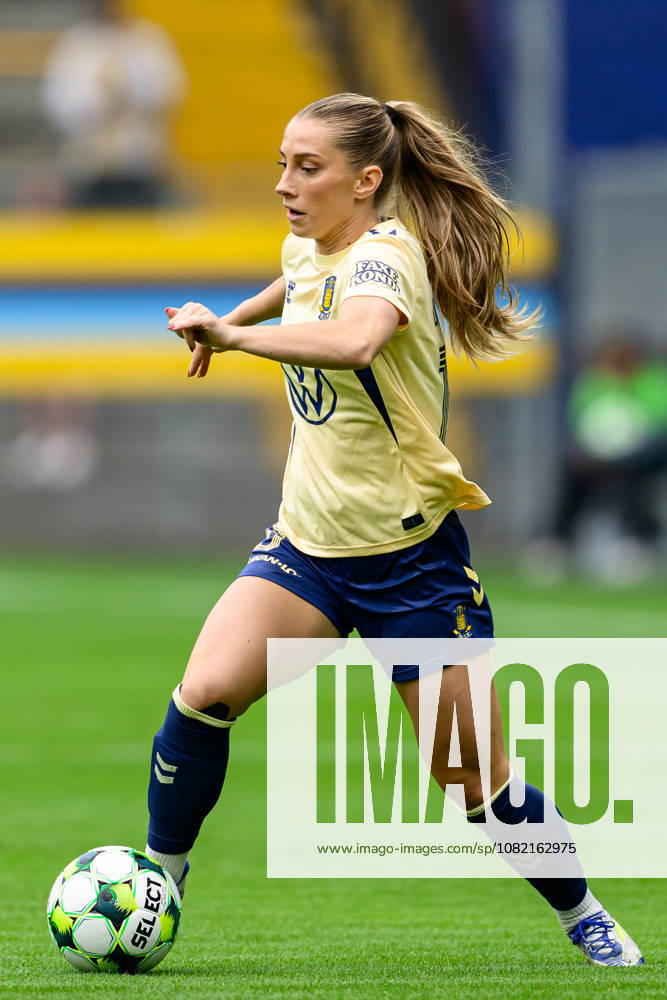 Broendby IF v FC Copenhagen, A-Liga football, Broendby, Denmark Broendby, Denmark. 29th, August 2026. Tilde Lindwall (10) of Broendby IF seen during the A-Liga match between and Broendby IF and FC Copenhagen at Brondby Stadion in Brondby. Denmark, Brondby, Brondby Stadion