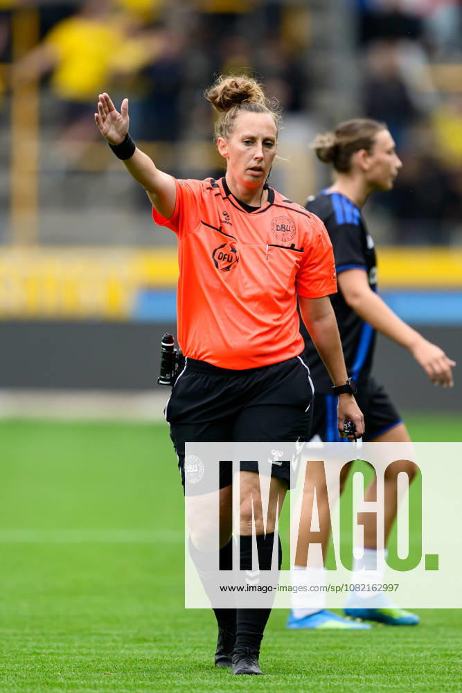 Broendby IF v FC Copenhagen, A-Liga football, Broendby, Denmark Broendby, Denmark. 29th, August 2026. Referee Zascha Sparving seen during the A-Liga match between and Broendby IF and FC Copenhagen at Brondby Stadion in Brondby. Denmark, Brondby, Brondby Stadion